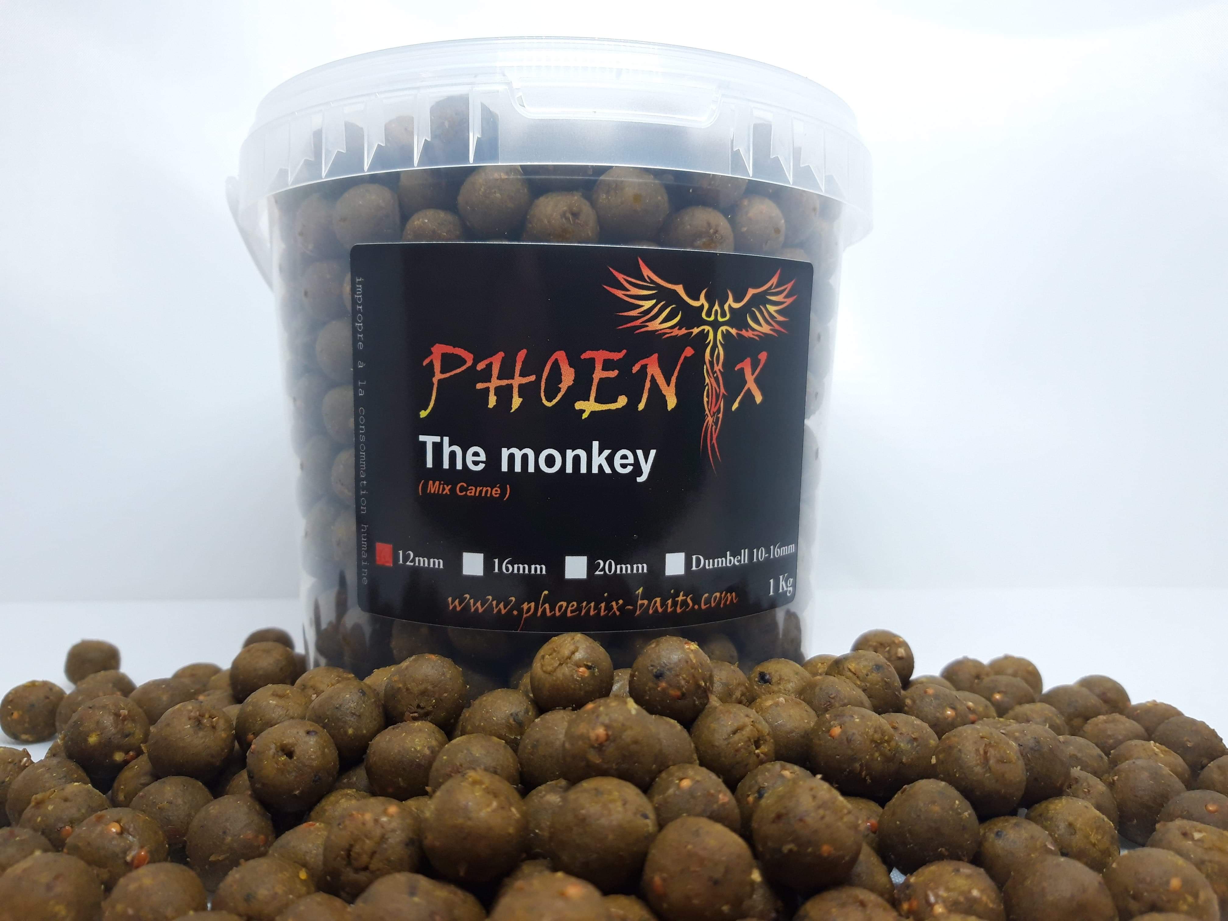 Phoenix Baits  Bouillette The Monkey 12 mm (1kg)